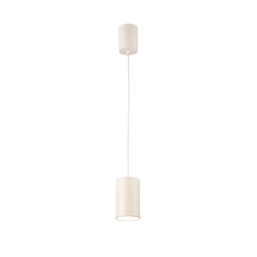 Mantra M5623 Aruba Pendant Small 9.5cm Round 1 x E27 Matt White (S)