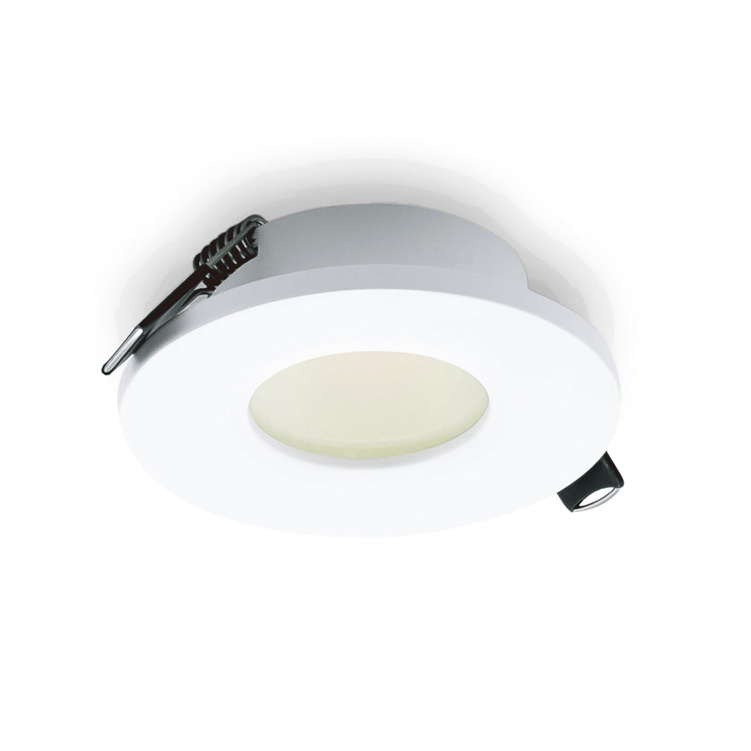 Mantra M6405 Atlantis Recessed Downlight 8.3cm Round White (S)