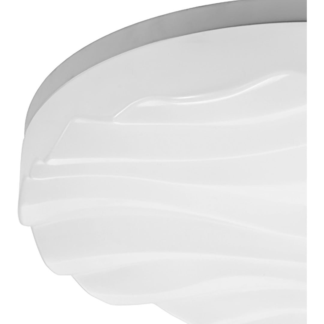 Mantra M5041 Arena Bathroom Ceiling/Wall Light Medium Round 36W LED Matt White/White Acrylic (S)