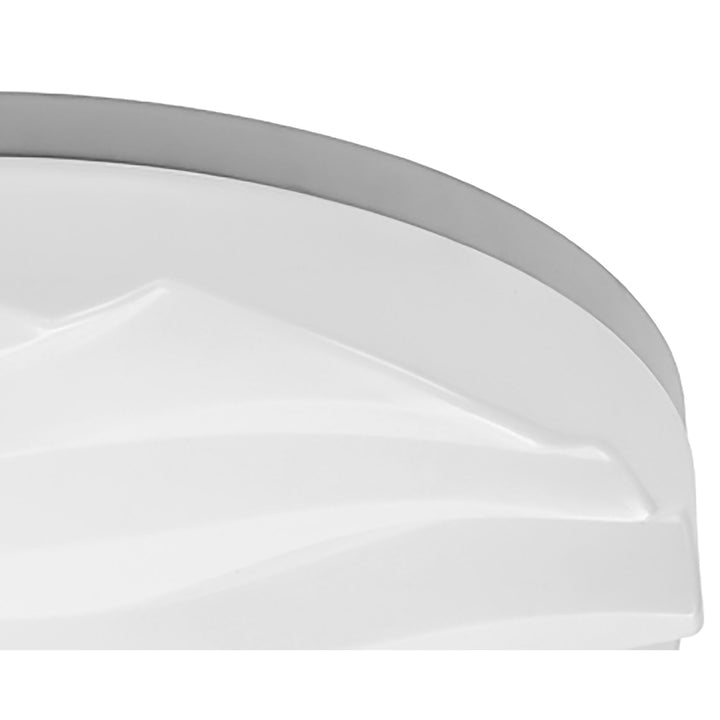 Mantra M5041 Arena Bathroom Ceiling/Wall Light Medium Round 36W LED Matt White/White Acrylic (S)