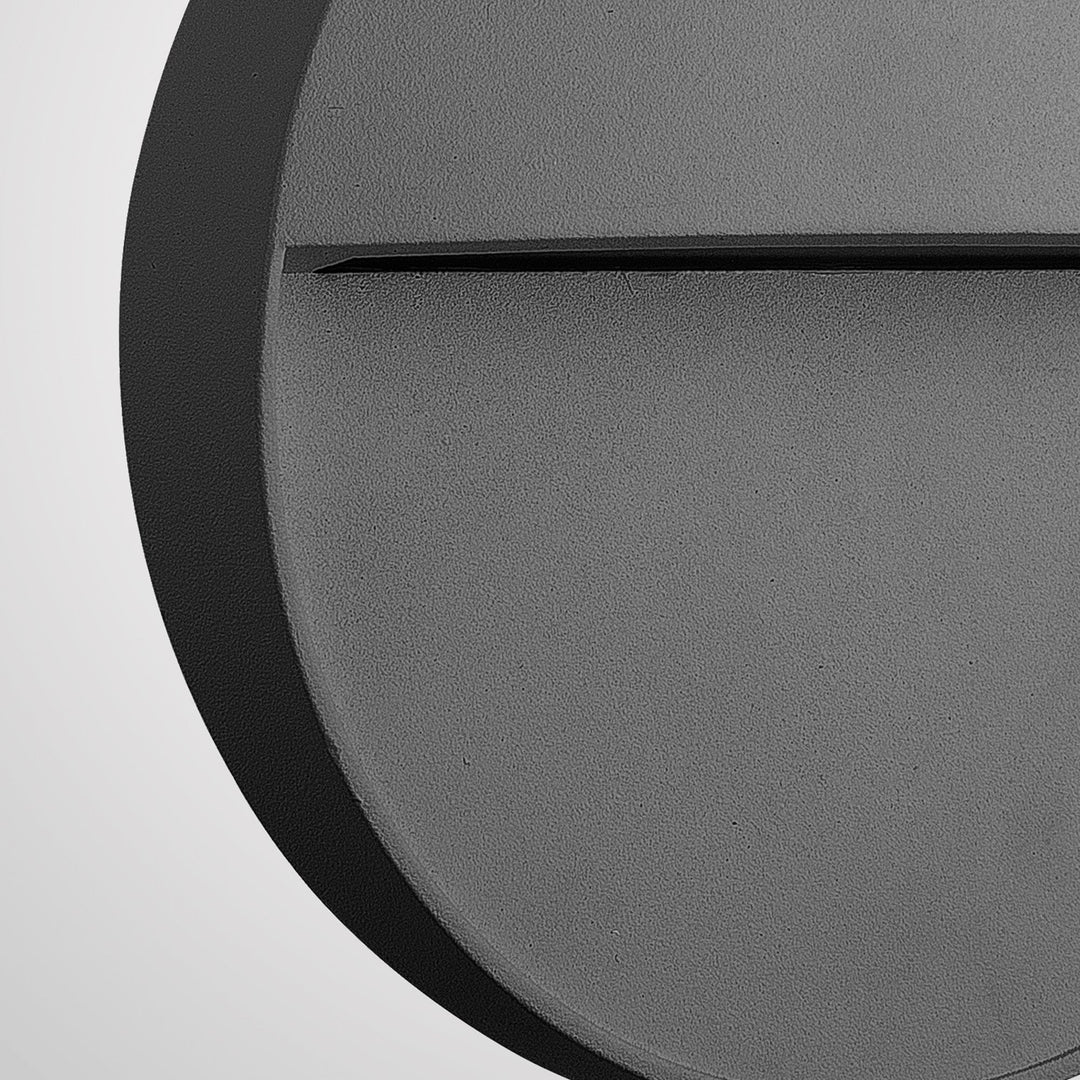 Mantra M7013 Baker Outdoor Wall Lamp Small Round 3W LED Anthracite (S)