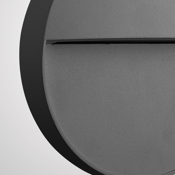 Mantra M7013 Baker Outdoor Wall Lamp Small Round 3W LED Anthracite (S)