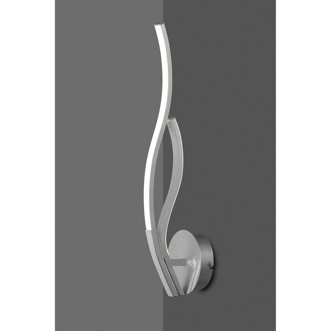 Mantra M6107 Corinto Wall Light 12W LED Silver Chrome (S)