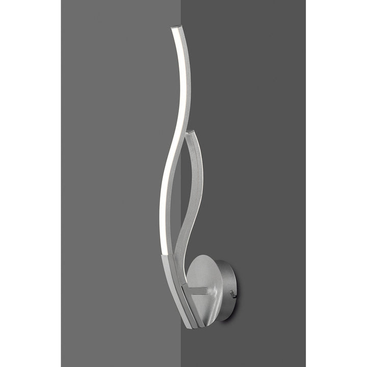 Mantra M6107 Corinto Wall Light 12W LED Silver Chrome (S)