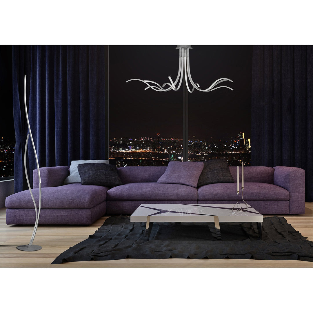 Mantra M6107 Corinto Wall Light 12W LED Silver Chrome (S)