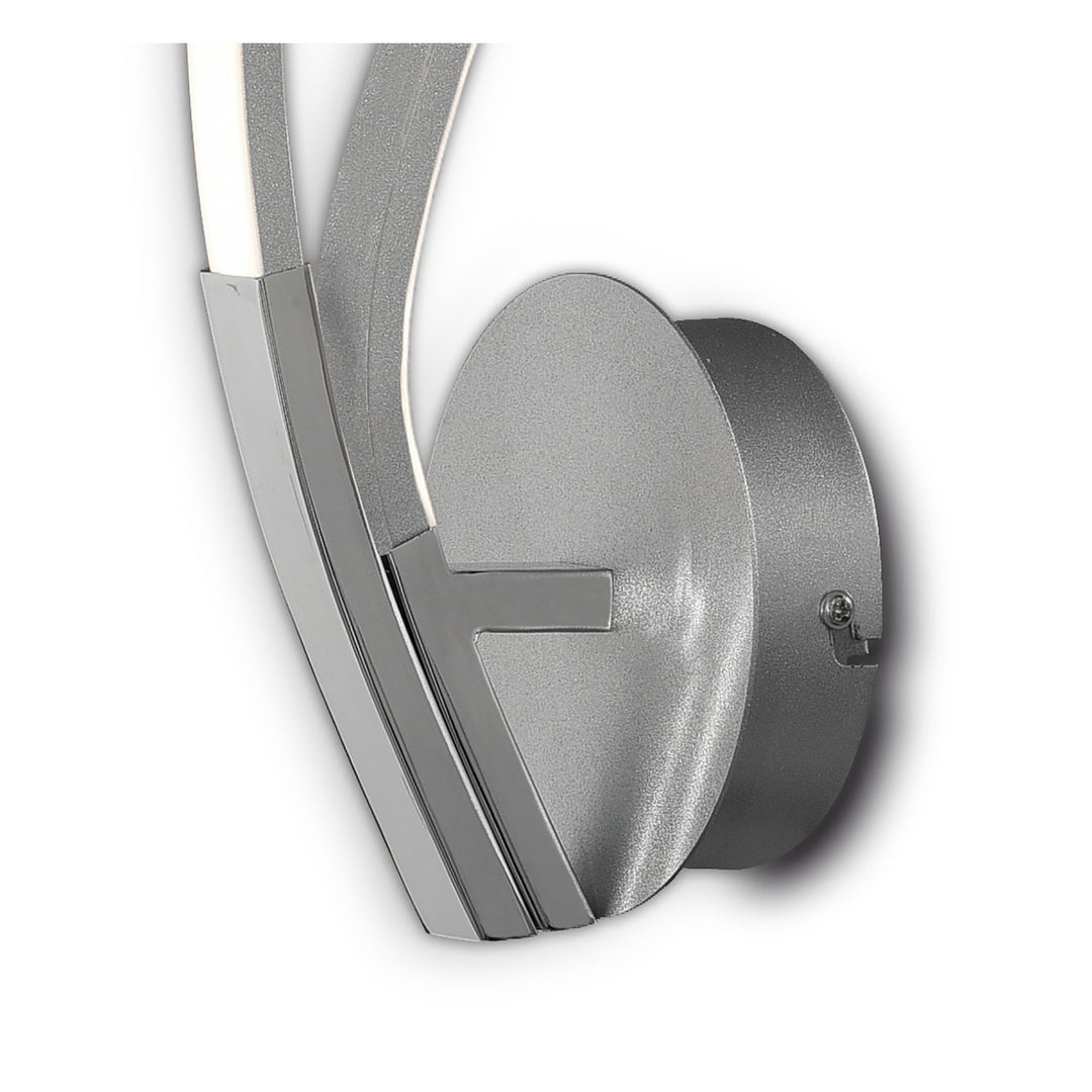 Mantra M6107 Corinto Wall Light 12W LED Silver Chrome (S)