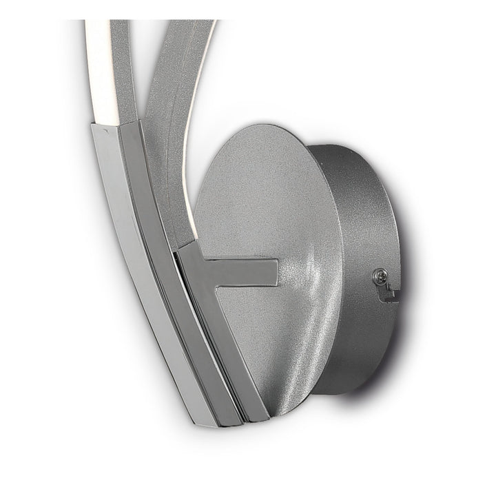 Mantra M6107 Corinto Wall Light 12W LED Silver Chrome (S)