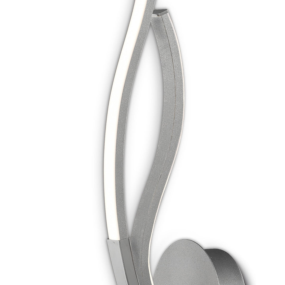 Mantra M6107 Corinto Wall Light 12W LED Silver Chrome (S)