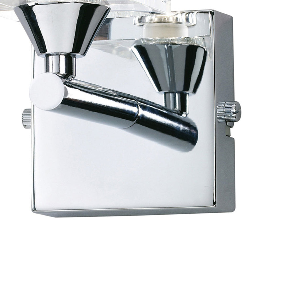 Mantra M2363 Cuadrax Wall Lamp 1 Light G9 Polished Chrome (S)