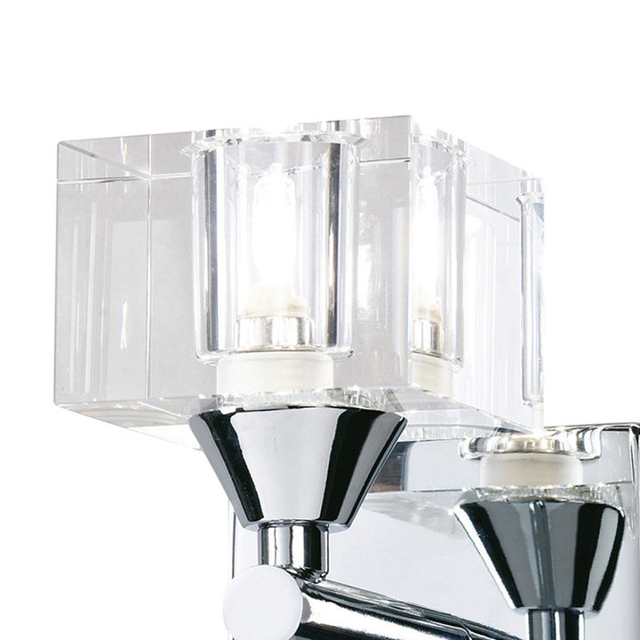 Mantra M2363 Cuadrax Wall Lamp 1 Light G9 Polished Chrome (S)