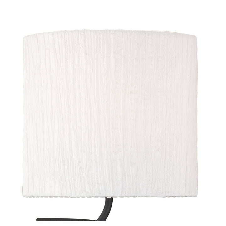 Mantra M1155 Eve Wall Lamp 2 Light E27 Anthracite White Oval Shades (S)