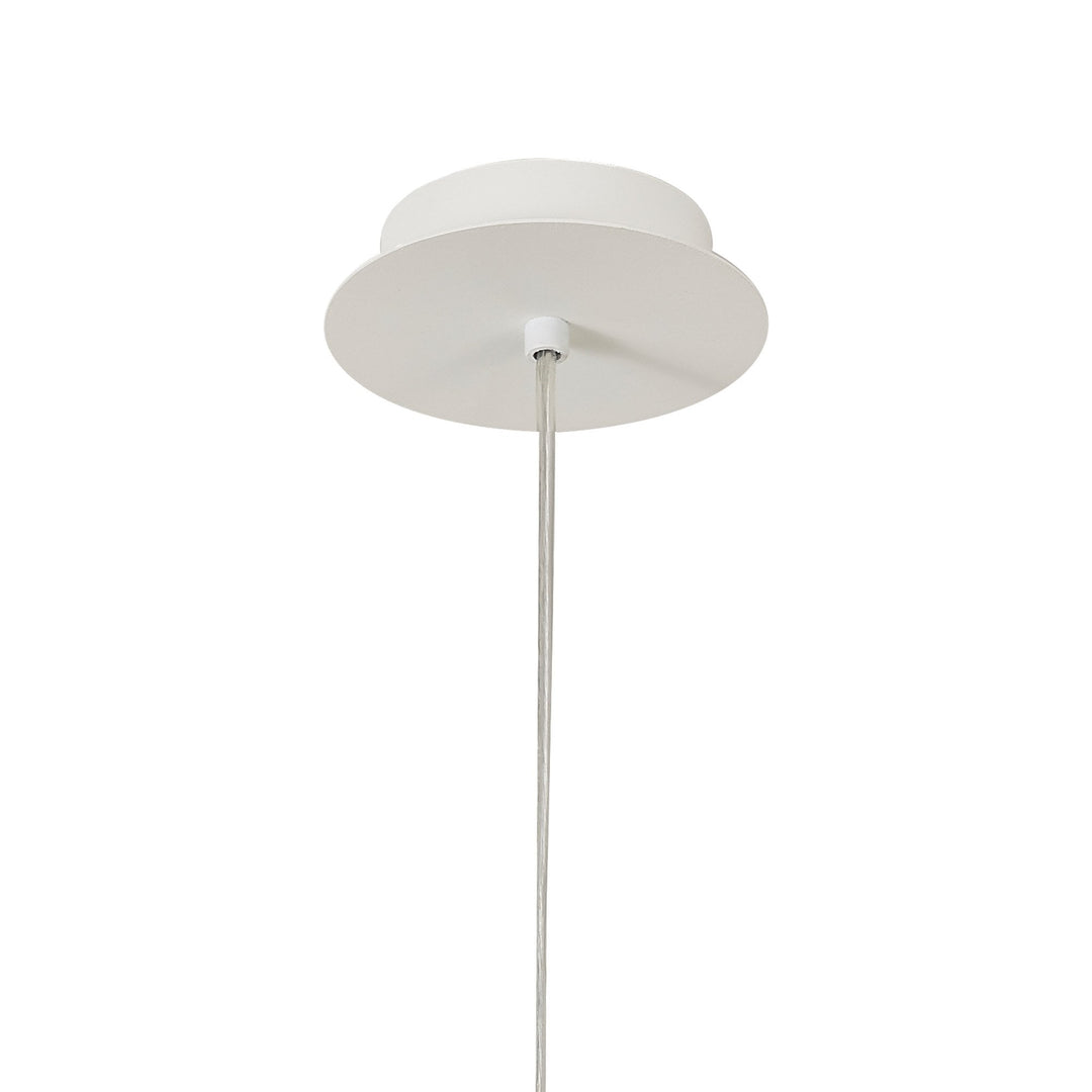 Mantra M7623 Galaxia Pendant Round 1 Light White/White Cement (S)
