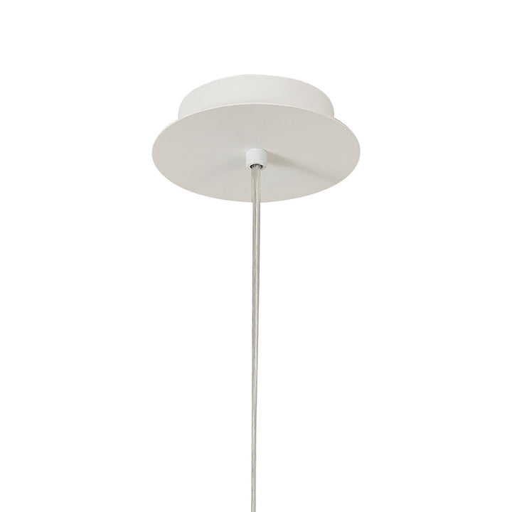 Mantra M7623 Galaxia Pendant Round 1 Light White/White Cement (S)