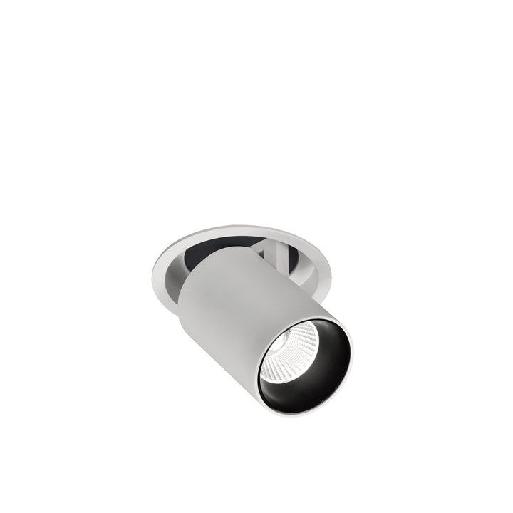 Mantra M6400 Garda Retractable Recessed Swivel Spotlight 7W Matt White &amp; Black (S)