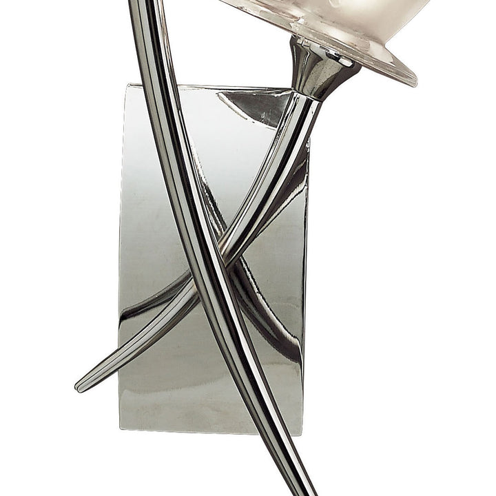 Mantra M0308/S Flavia Wall Lamp Switched 2 Light G9 Polished Chrome (S)