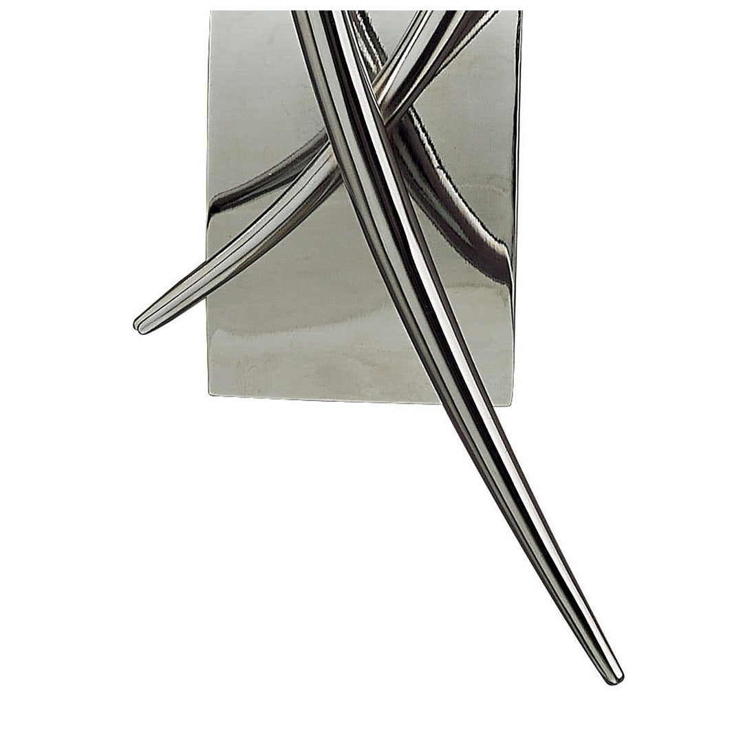 Mantra M0308/S Flavia Wall Lamp Switched 2 Light G9 Polished Chrome (S)