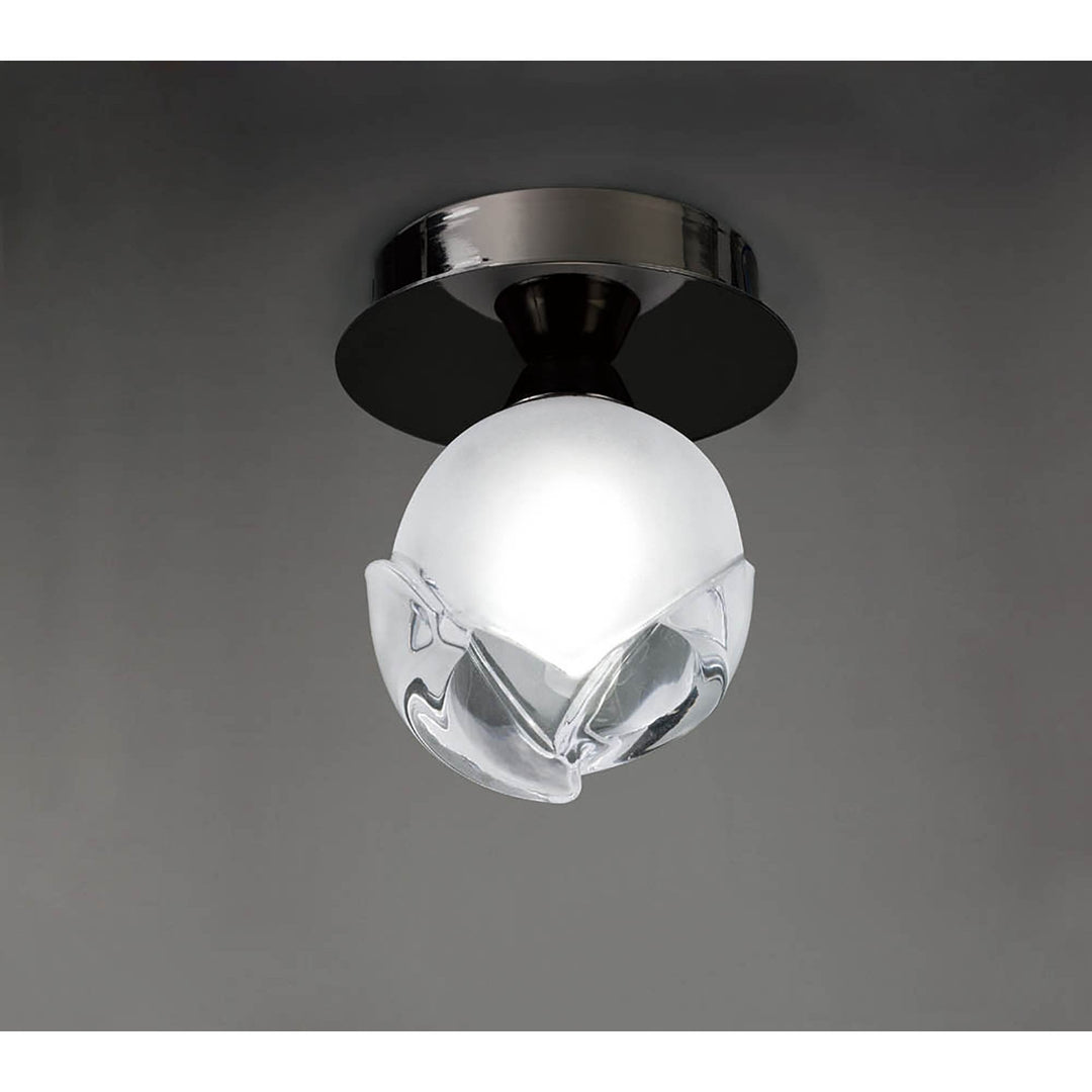 Mantra M0812BC Fragma Ceiling 1 Light G9 Black Chrome (S)