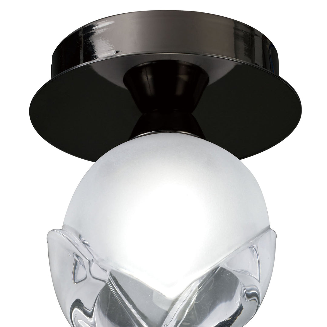 Mantra M0812BC Fragma Ceiling 1 Light G9 Black Chrome (S)