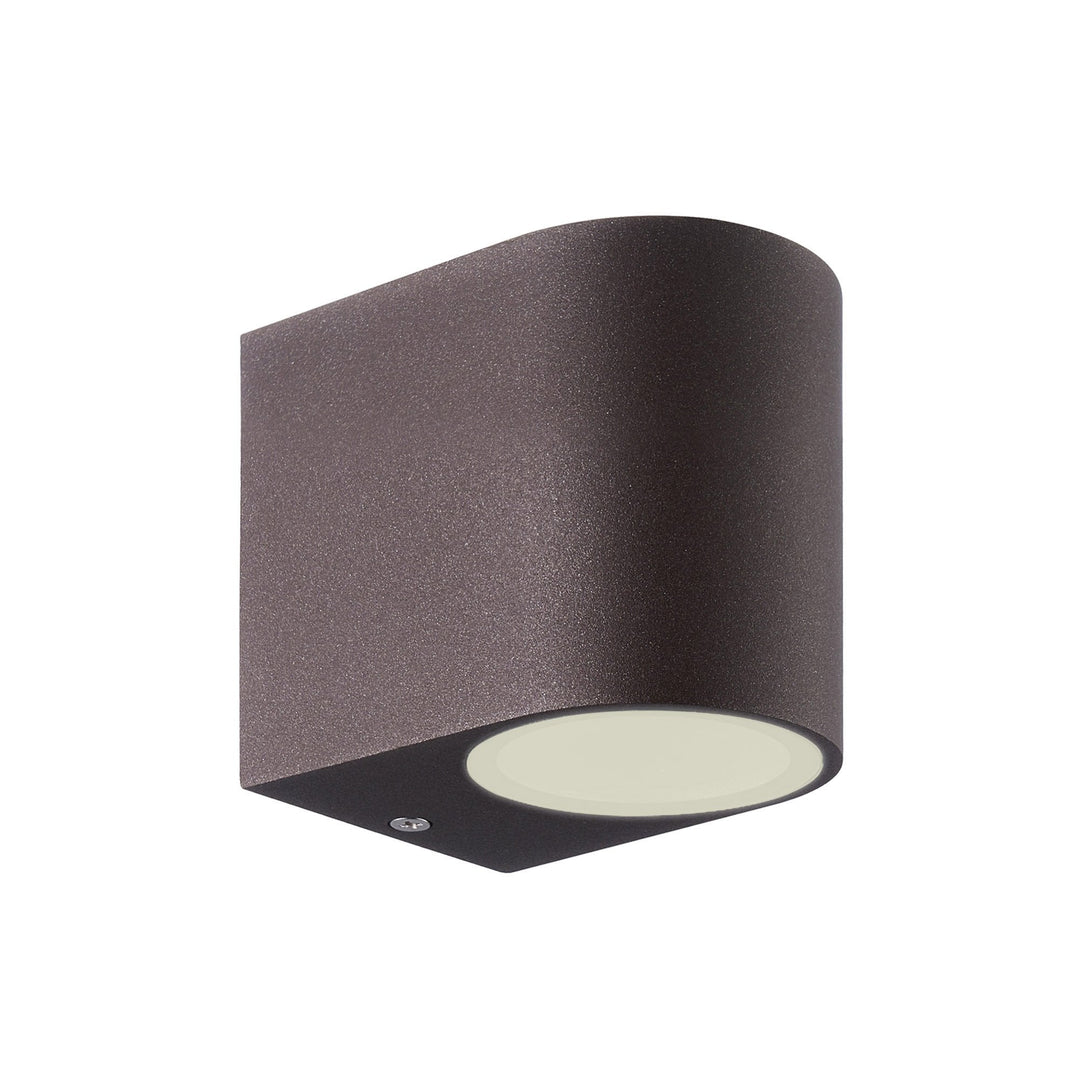 Mantra M7472 Kandanchu Outdoor Round Wall Lamp 1 Light Rust Brown (S)