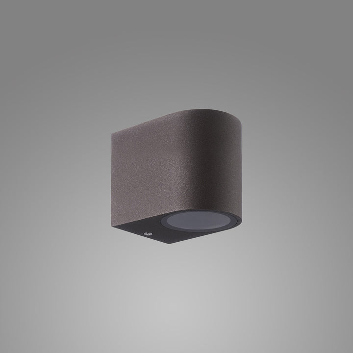 Mantra M7472 Kandanchu Outdoor Round Wall Lamp 1 Light Rust Brown (S)