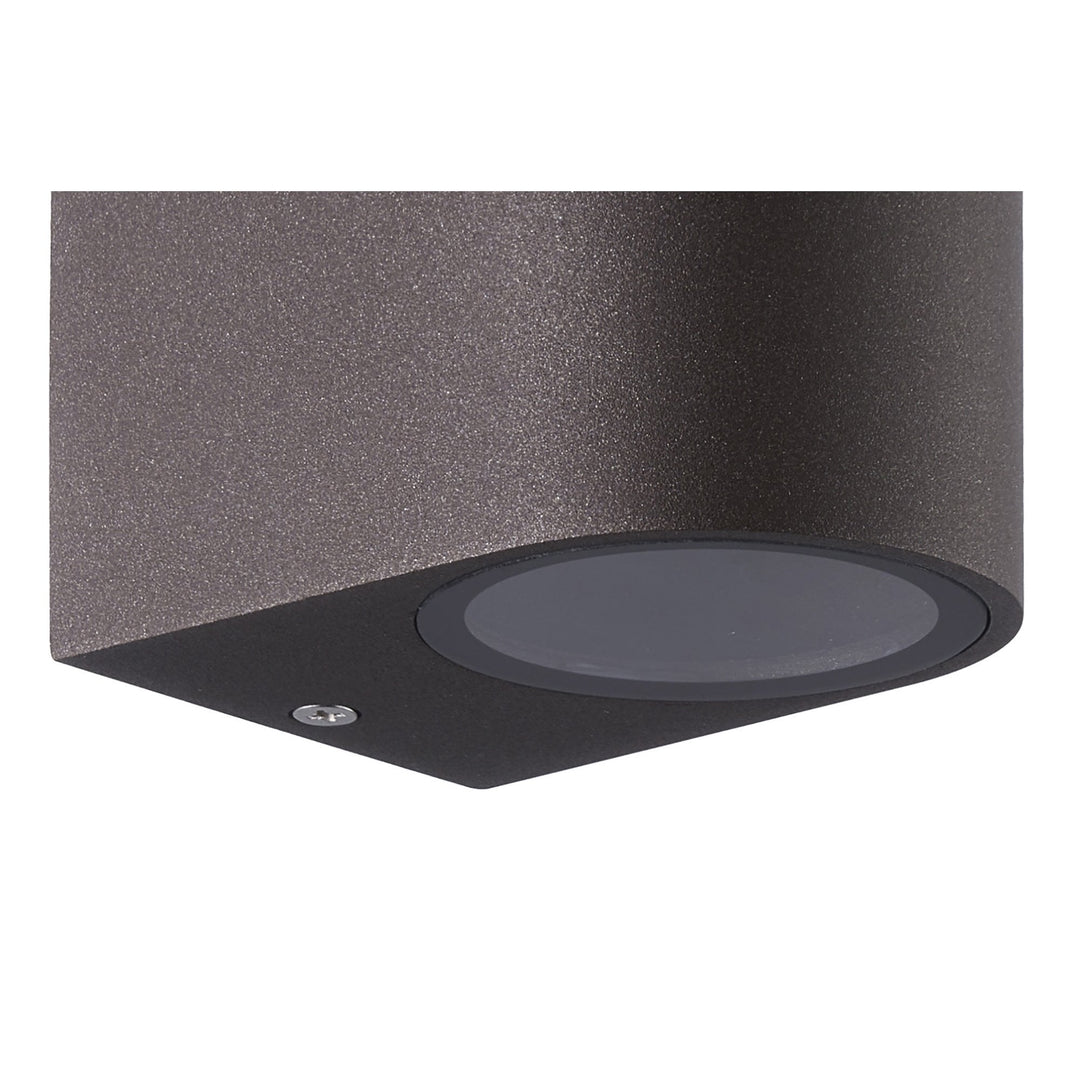 Mantra M7472 Kandanchu Outdoor Round Wall Lamp 1 Light Rust Brown (S)