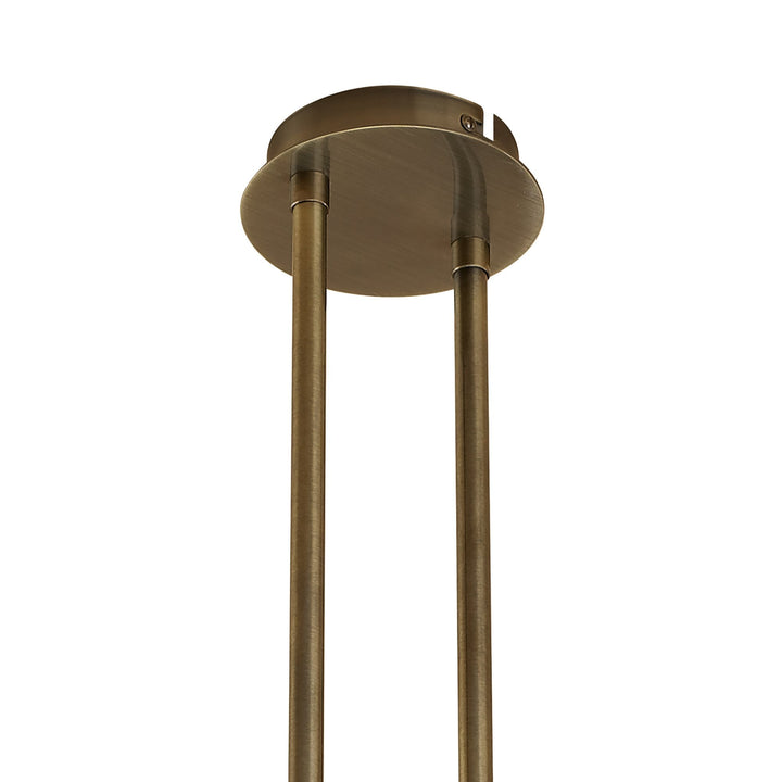 Mantra M1860 Ice Rectangular Telescopic 8 Light G9 ECO Antique Brass (S)