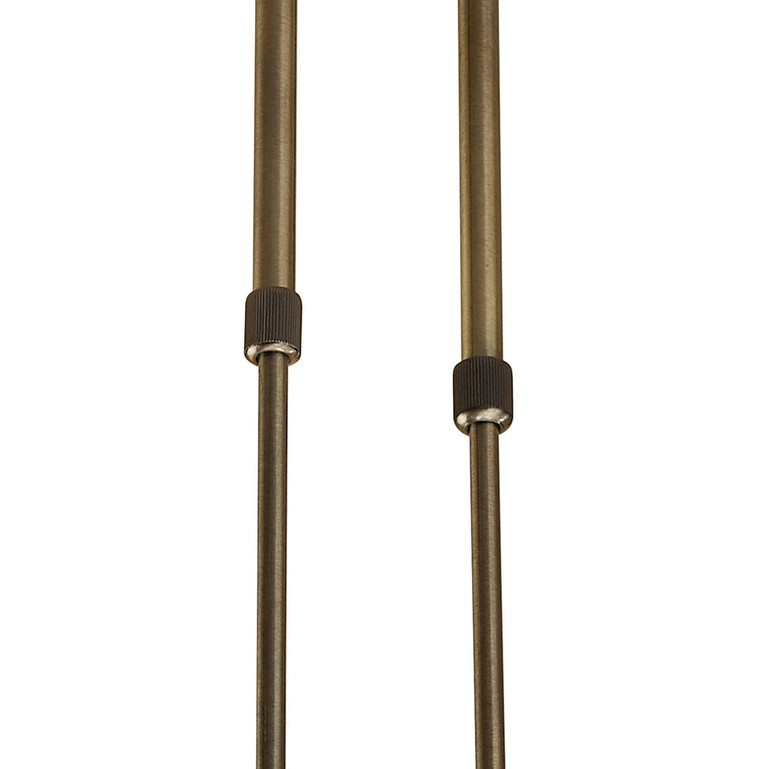 Mantra M1860 Ice Rectangular Telescopic 8 Light G9 ECO Antique Brass (S)