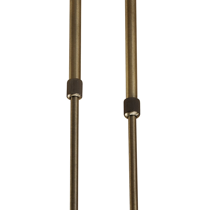 Mantra M1860 Ice Rectangular Telescopic 8 Light G9 ECO Antique Brass (S)