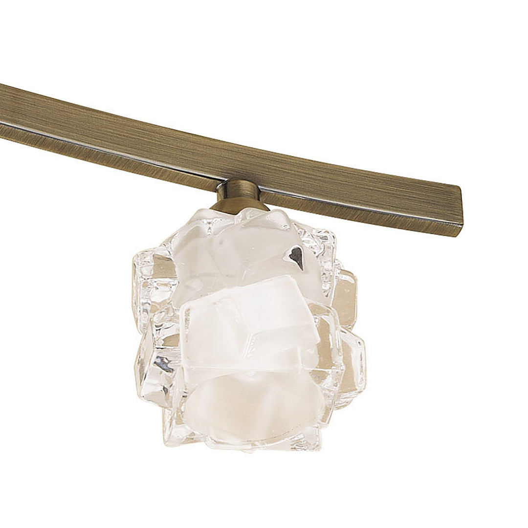 Mantra M1863 Ice Square Ceiling 4 Light G9 ECO Antique Brass (S)
