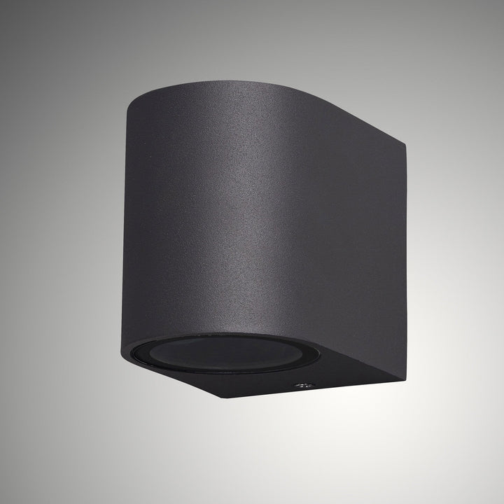 Mantra M6512 Kandanchu Outdoor Round Wall Lamp 1 Light Anthracite (S)