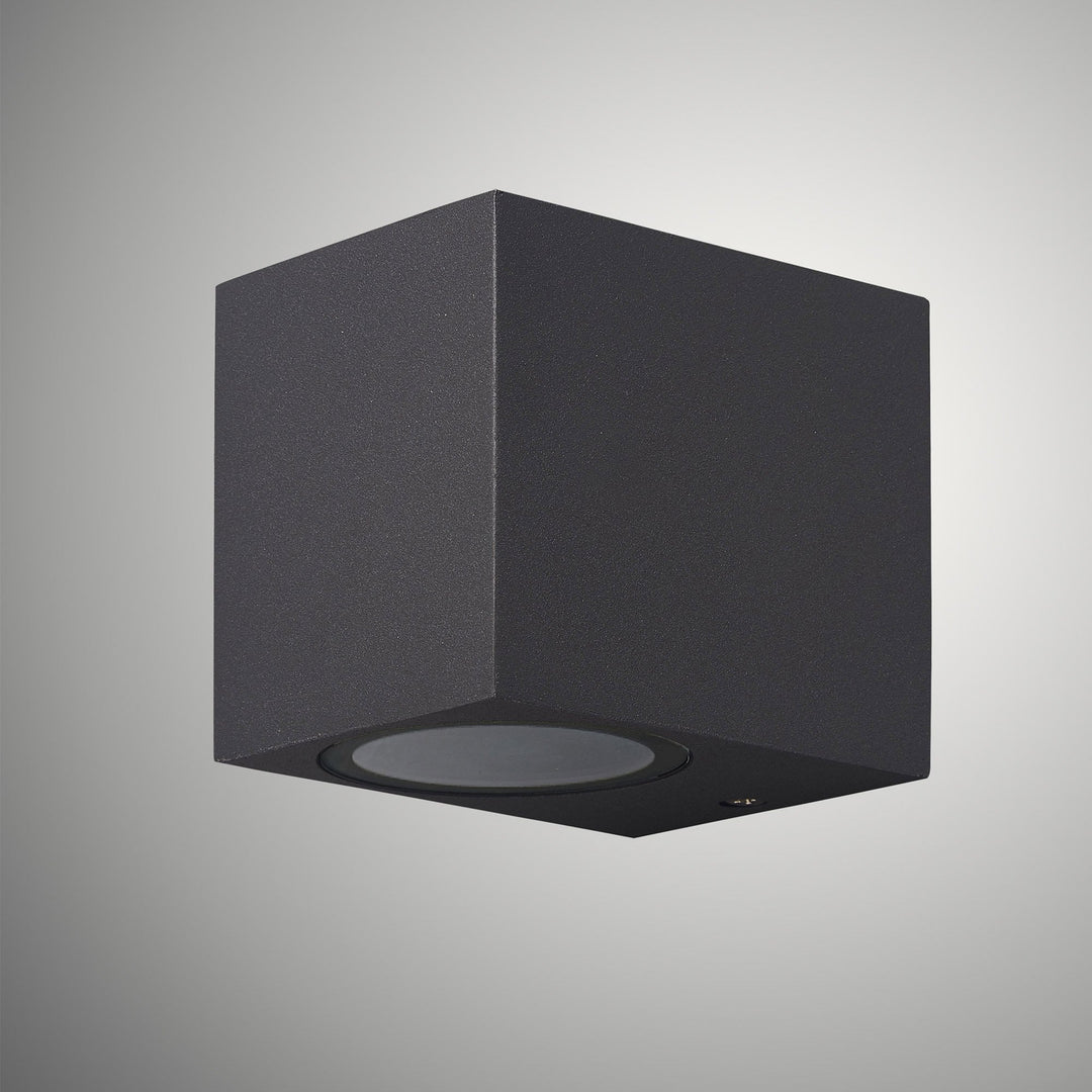 Mantra M6516 Kandanchu Outdoor Square Wall Lamp 1 Light Anthracite (S)