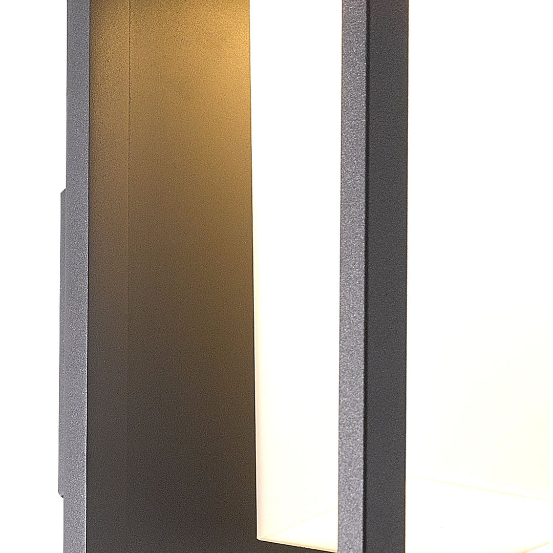 Mantra M7086 Meribel Outdoor Solar/Sensor Wall Lamp 2.2W LED Graphite (S)