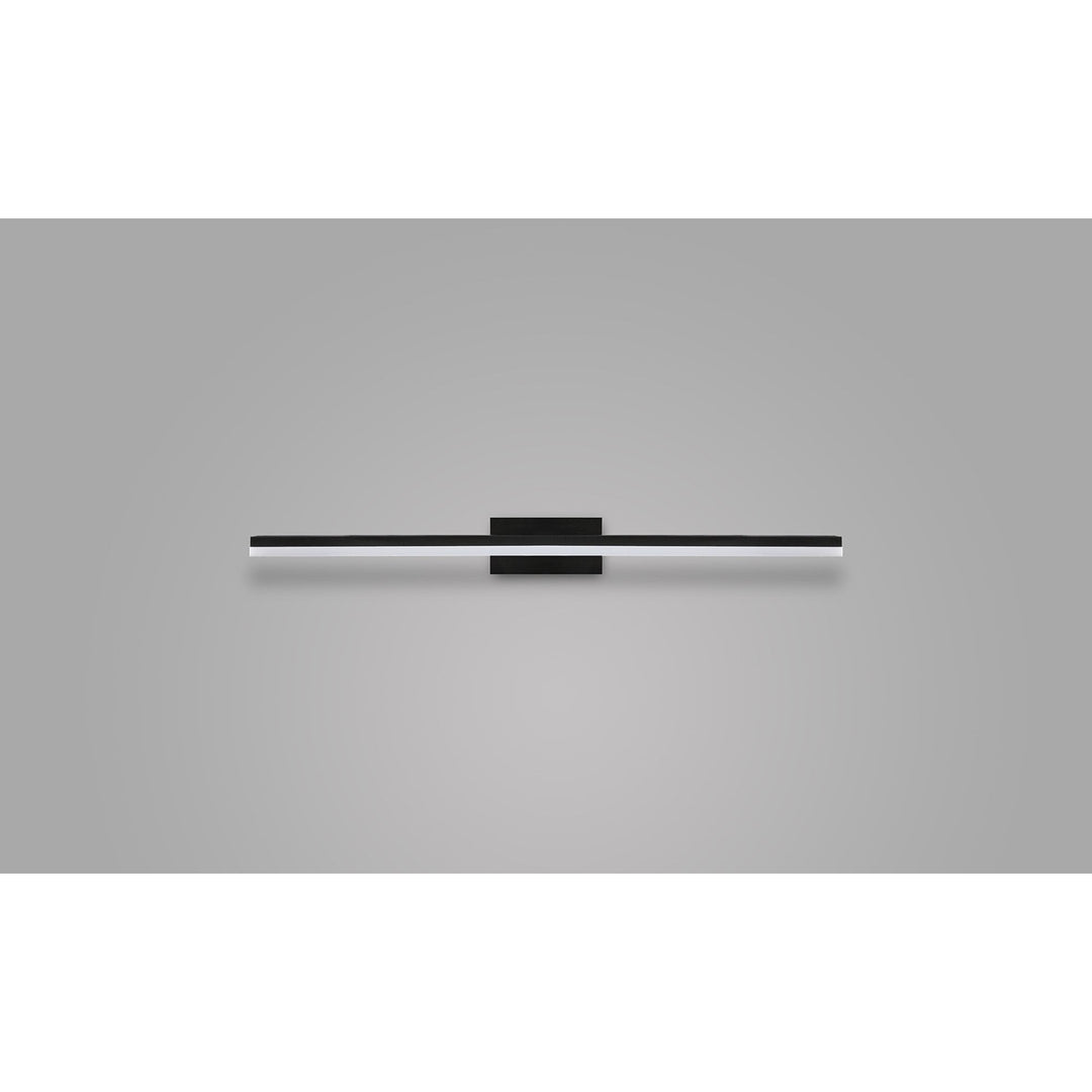 Mantra M7482 Morne Bathroom Wall Light 12W LED Black (S)