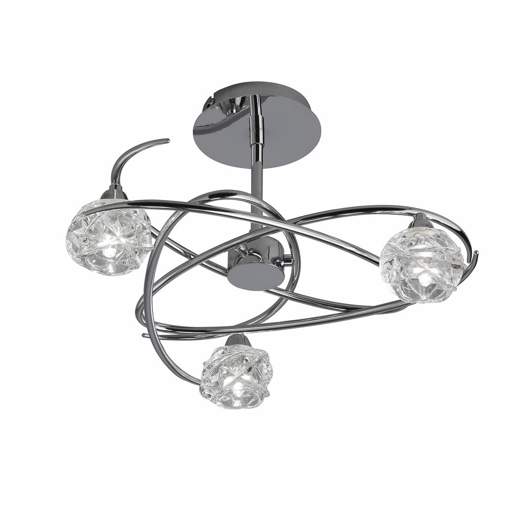 Mantra M3944 Maremagnum Ceiling 3 Light G9 Polished Chrome (S)
