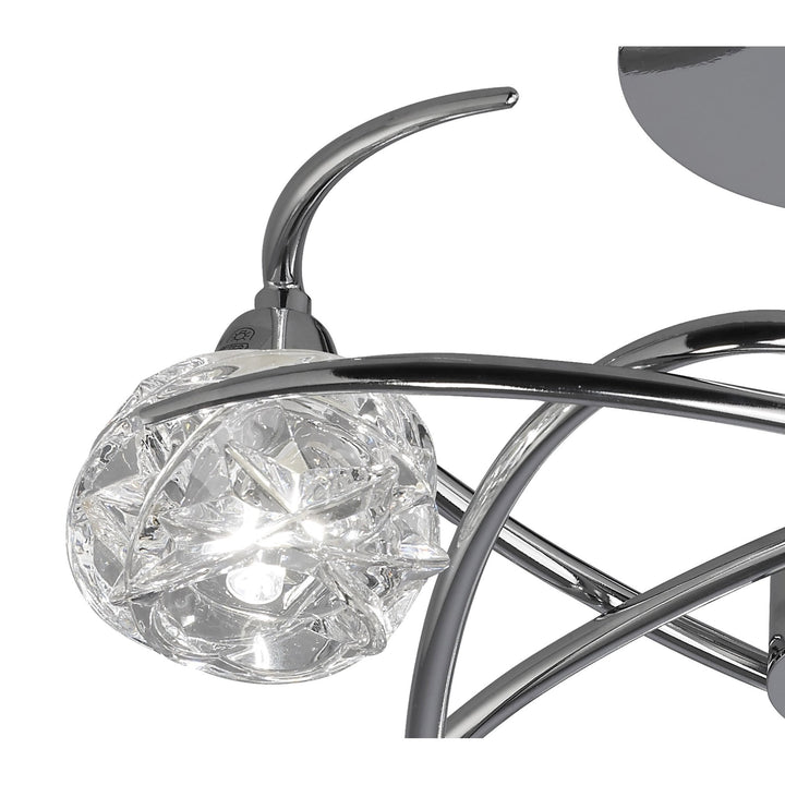 Mantra M3944 Maremagnum Ceiling 3 Light G9 Polished Chrome (S)