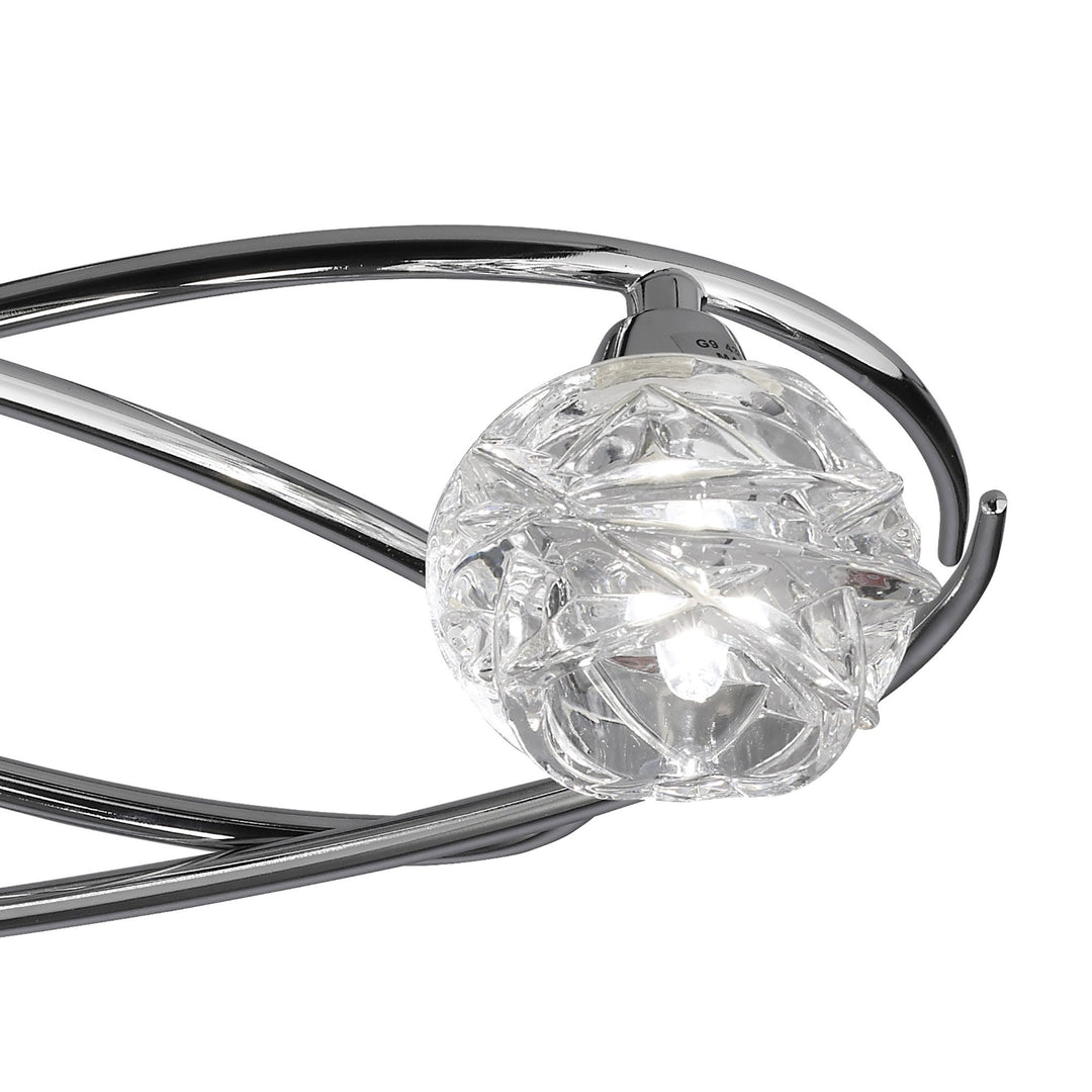 Mantra M3944 Maremagnum Ceiling 3 Light G9 Polished Chrome (S)