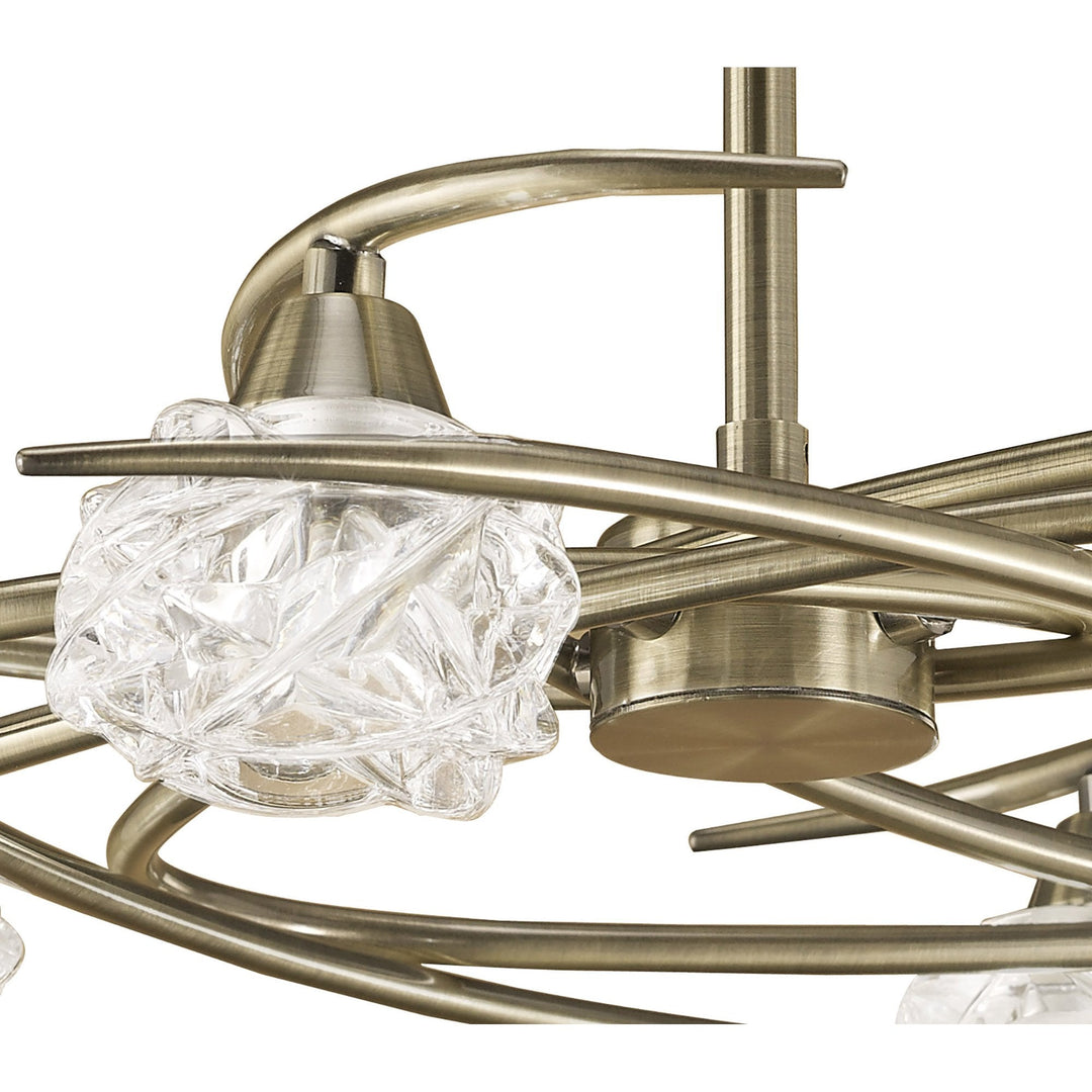 Mantra M4073 Maremagnum Ceiling 4 Light G9 Antique Brass (S)