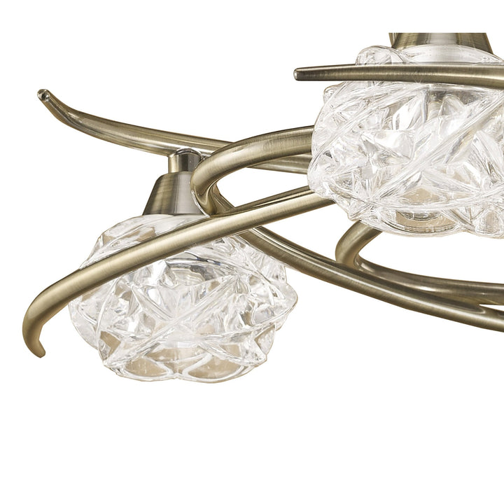 Mantra M4073 Maremagnum Ceiling 4 Light G9 Antique Brass (S)