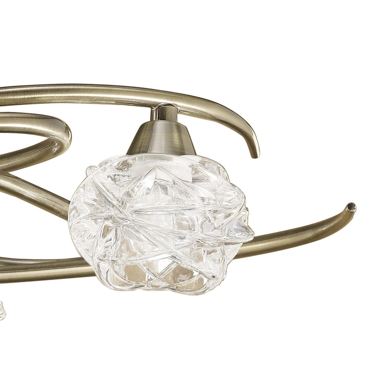 Mantra M4073 Maremagnum Ceiling 4 Light G9 Antique Brass (S)