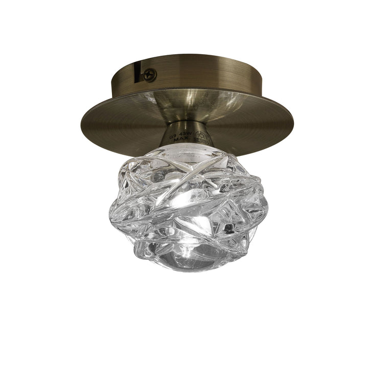 Mantra M4075 Maremagnum Ceiling 1 Light G9 Antique Brass (S)