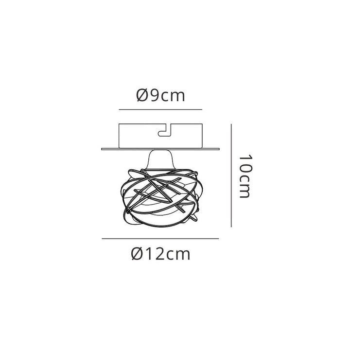 Mantra M4075 Maremagnum Ceiling 1 Light G9 Antique Brass (S)