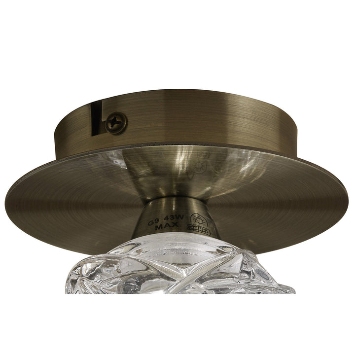 Mantra M4075 Maremagnum Ceiling 1 Light G9 Antique Brass (S)