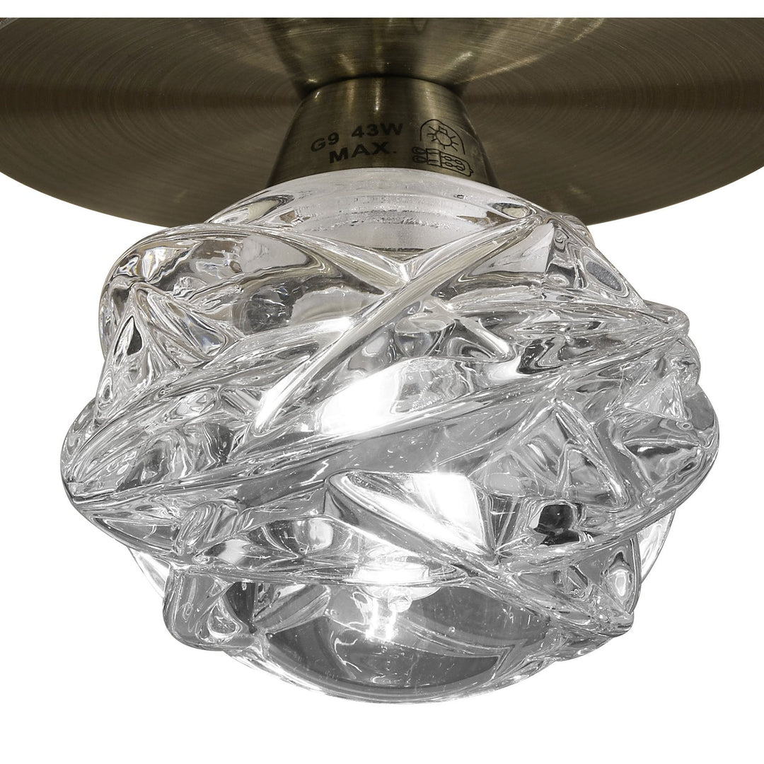 Mantra M4075 Maremagnum Ceiling 1 Light G9 Antique Brass (S)