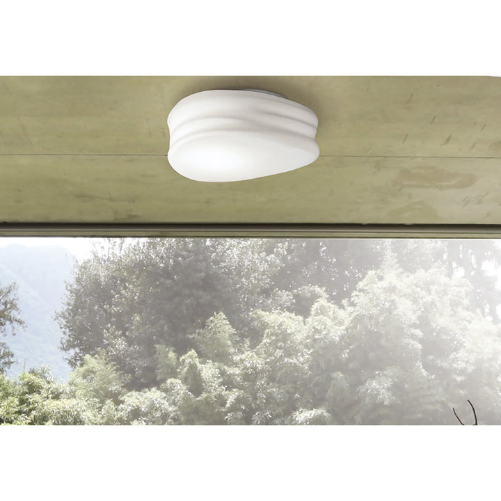 Mantra M3625 Mediterraneo Ceiling / Wall 2 Light GU10 Small Frosted White Glass (S)