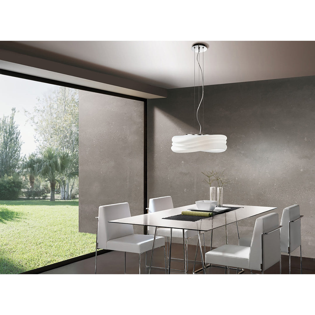 Mantra M3625 Mediterraneo Ceiling / Wall 2 Light GU10 Small Frosted White Glass (S)