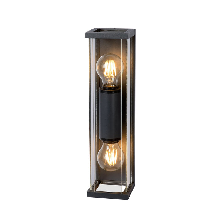 Mantra M6493 Meribel Outdoor Wall Lamp 2 x E27 Graphite (S)