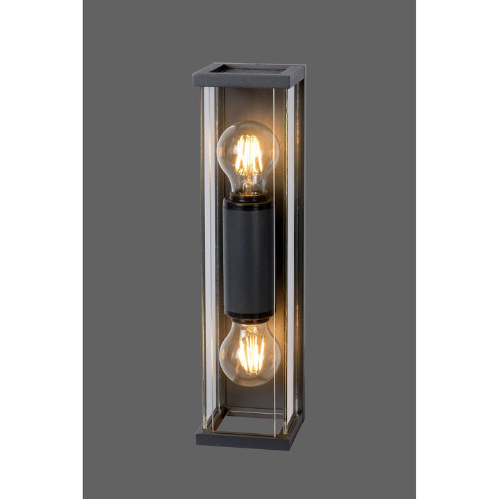 Mantra M6493 Meribel Outdoor Wall Lamp 2 x E27 Graphite (S)