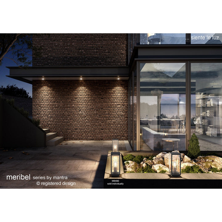 Mantra M6493 Meribel Outdoor Wall Lamp 2 x E27 Graphite (S)