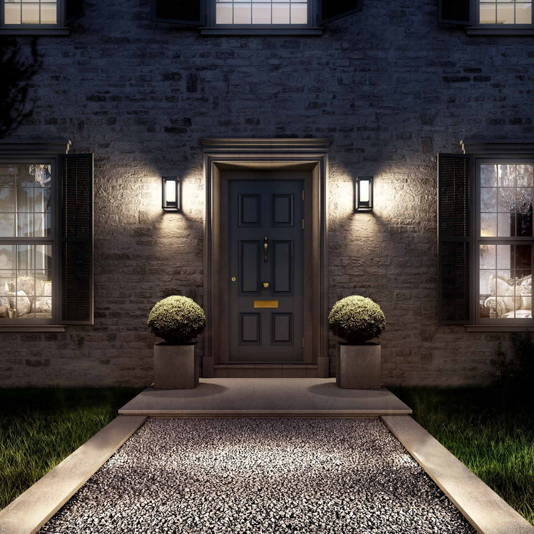 Mantra M6493 Meribel Outdoor Wall Lamp 2 x E27 Graphite (S)