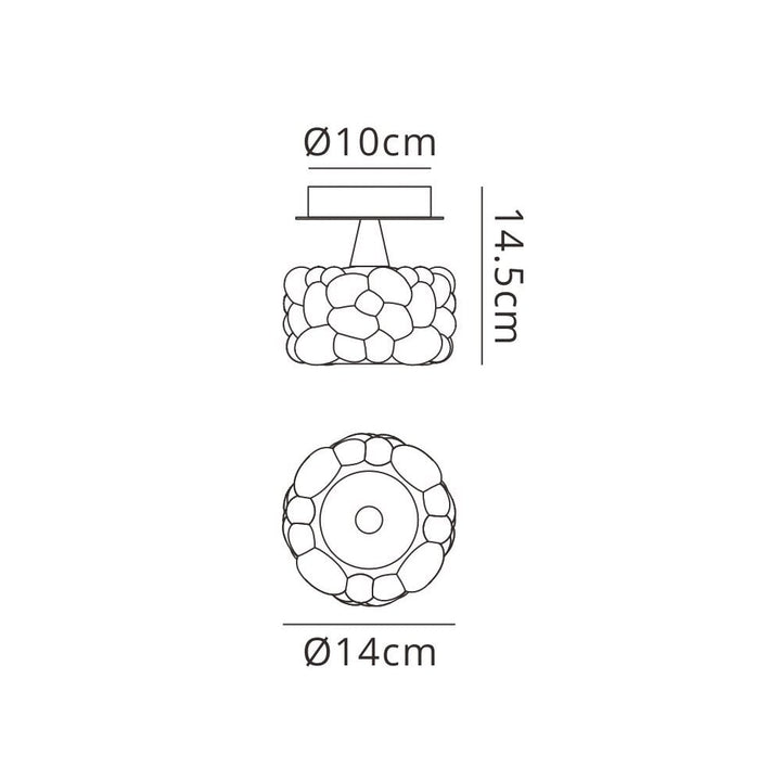 Mantra M3926 O2 Ceiling 1 Light G9 Small Polished Chrome (S)